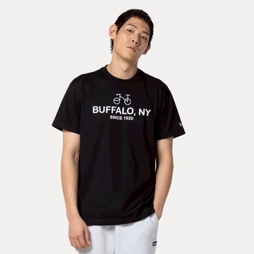 NEW ERA 男女 短袖上衣 NEW ERA SPORTS CLUB-BIKE NEW ERA 黑 NE14148860