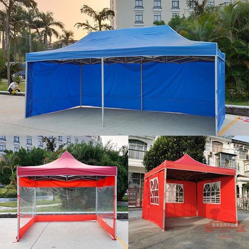 遮陽棚擺攤戶外廣告雨棚折疊四方伸縮式四腳帳篷大傘四角車蓬代發