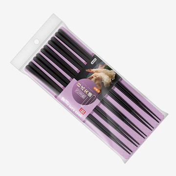 樂司日式尖頭合金筷5雙