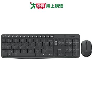 Logitech羅技 無線鍵鼠組MK235【愛買】