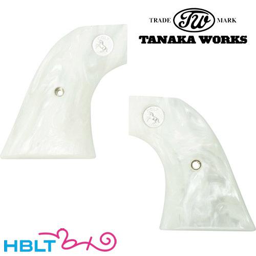 六研製タナカSAAガスガン用パール調グリップ純銀メダリオン付 六研製タナカSAAガスガン用パール調グリップ純銀メダリオン付