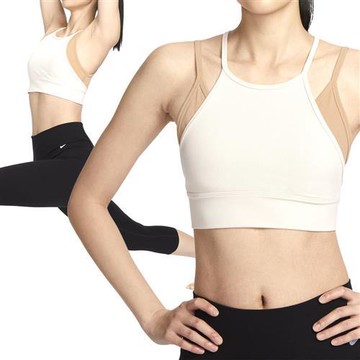 Nike As W Ny Df Indy Strpy Ll Bra G 女款 灰白米色 運動 內衣 FZ6568-104