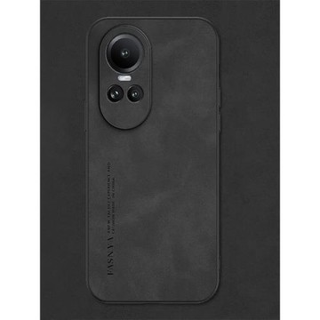 適用OPPO Reno10 5G國際版手機殼防摔Reno10pro 5G海外版保護套硅膠復古皮紋商務個性創意簡約新款