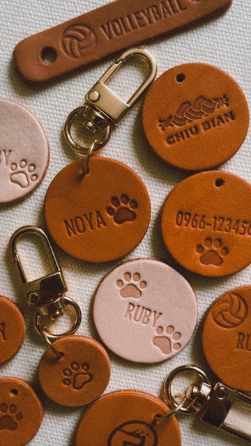 去編 | 植鞣革 | 真皮吊牌 | 小物掛飾