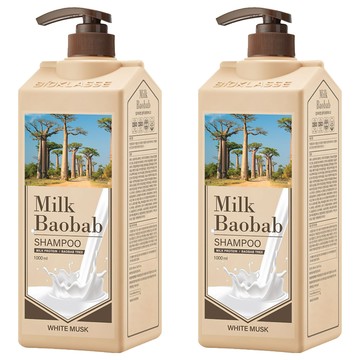 Milk Baobab 香氛洗髮精 White Musk  1L  2瓶