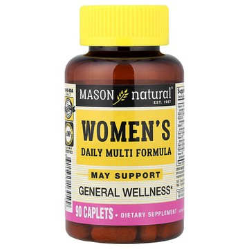 Mason Natural, 女性每日多面營養素，90 片囊片