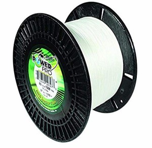 100 pound 500 yards PowerPro Spectra White Braided Line