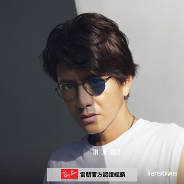 【RayBan 雷朋】木村拓哉代言 Jack變色鏡片太陽眼鏡(RB3565-002/GG 變色鏡片)