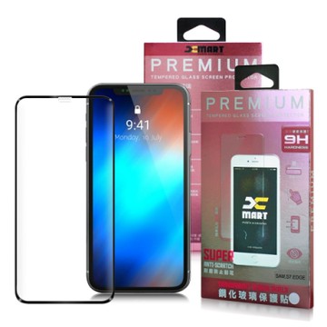 Xmart for iPhone11 6.1超透滿版2.5D鋼化玻璃貼-黑
