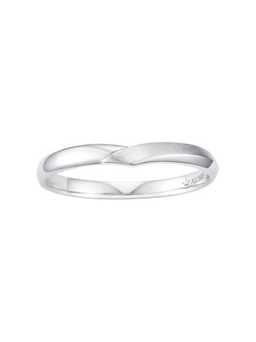 14K Matte Couple Ring (JJMBC05B1451W4160)