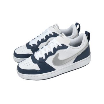 Nike 休閒鞋 Court Borough Low Recraft GS 大童 女鞋 白 藍 皮革 低筒 DV5456-135