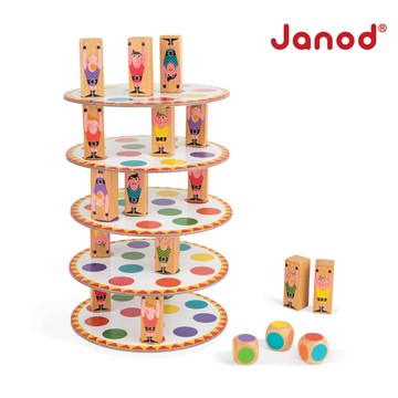 【法國Janod】趣味桌遊-疊疊塔(新款)