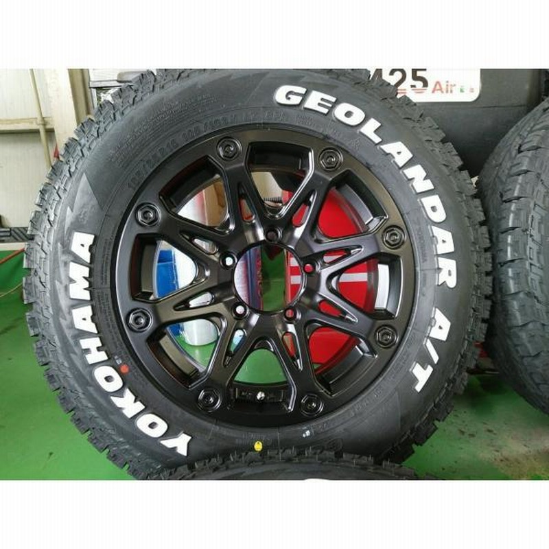 人気 ヨコハマ ジオランダー AT G015 185/85R16 ジムニー 16インチ タイヤホイールセット BDX08 | LINEショッピング