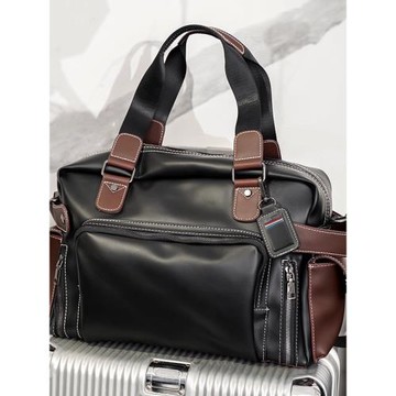 2025新款復古大容量手提包 韓版男包男士健身包旅行包單肩斜挎包