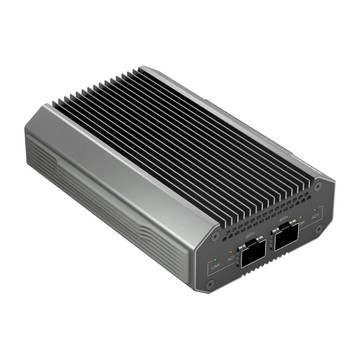 QNAP QNA-UC10G2SF USB 4 Type-C轉10GbE SFP+ 雙埠網路轉換器 昌運監視器