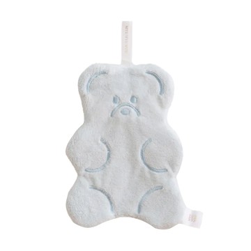 小熊軟糖造型擦手巾 - 寶寶藍  1條