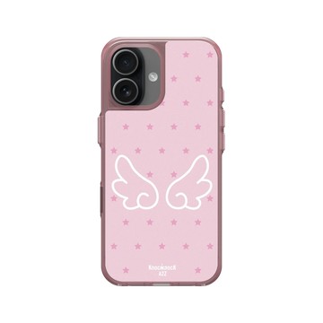 iPhone 17 Clear (相機按鈕) 晶醺玫 - Knock Knock A2Z - 霓虹邱比特