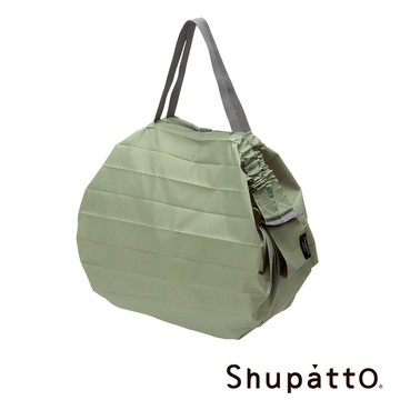 【Shupatto】燈籠型素色秒收環保啪啪包-中-林綠 (SH-S467MOR-AG1)