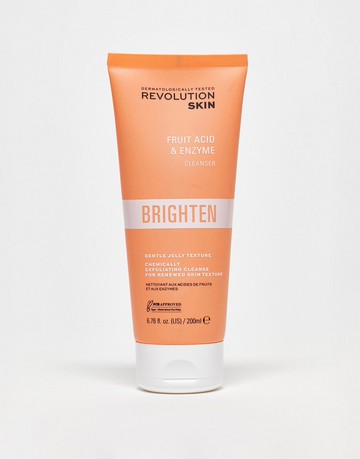 Revolution Skincare Fruit Acid and Enzyme Cleanser 200ml-No colour