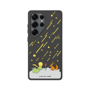 Galaxy S25 Ultra SolidSuit 黑 - Le Petit Prince 小王子 - 小王子與狐狸 - 流星雨之夜