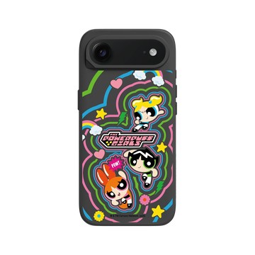 iPhone Air SolidX 黑 - The Powerpuff Girls 飛天小女警 - 可愛小女警線條款