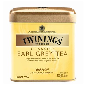 伯爵紅茶 TWININGS 唐寧伯爵茶 EARL GREY TEA 500g/罐-期限：2026/9/7【良鎂咖啡精品館】