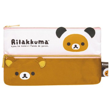 拉拉熊我愛大貓熊系列多層收納包 San-X