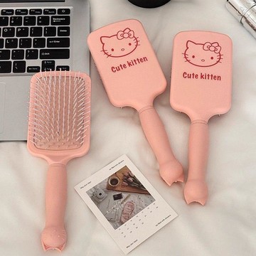 ✨桃園出貨✨可愛Hello Kitty梳子氣墊便攜防靜電順發家用按摩學生宿舍氣囊梳