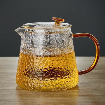 憶壺茶錘紋玻璃茶壺過濾泡茶壺花茶家用耐高溫沏茶普洱紅茶功夫茶