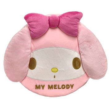 KHTOY 大臉記憶坐墊 絨毛布 (聚酯纖維100%)  美樂蒂 粉紅色  M