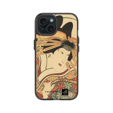 iPhone 15 Clear 酷墨灰 - Van Gogh Museum - 三代目岩井粂三郎 三浦屋高尾
