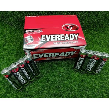 整盒!!EVEREADY 永備  碳鋅電池 一般電池 1.5V   1號/ 2號 /3號 /4號 / 9V