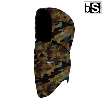 BlackStrap Team Hood-P 印花可調式雙層保暖多功能頭套【Commando Storm/迷彩褐】