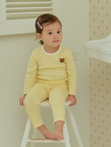 【新品】蛋黃熊熊日著-科技舒棉衣長袖韓國童裝-K67109