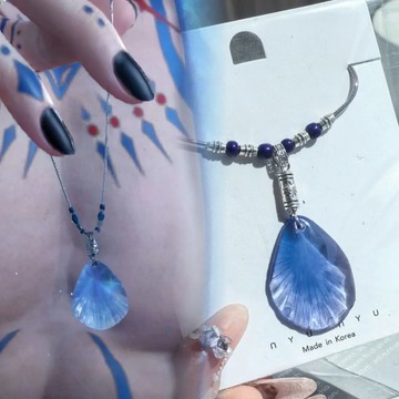 【手工製作】祁煜魚推保鏢小姐海神新娘項鏈 戀與深空項鏈女 925純銀鎖骨鏈吊墜 禮物 交換禮 正品 Keep星海奬牌