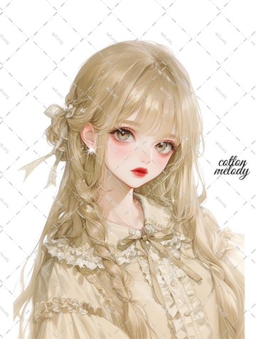 original sticker no.5759 人物貼紙 原創貼紙 人物貼紙 女孩貼紙 原創人物貼紙