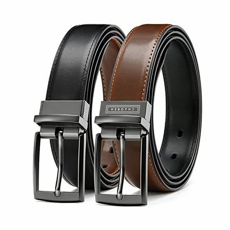 Chaoren リバーシブルベルト メンズ 1 25インチ ドレスベルト レザー ブラック ブラウン 引っ張らないバッ 通販 Lineポイント最大0 5 Get Lineショッピング