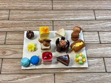 迷你袖珍蛋糕食玩