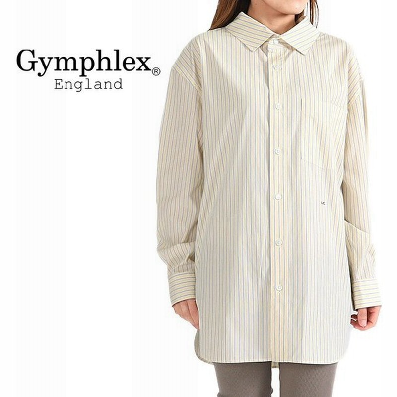 Sale Gymphlex ジムフレックス マルチストライプ オーバーサイズシャツ J 1355 Mup 長袖シャツ レディース 通販 Lineポイント最大0 5 Get Lineショッピング