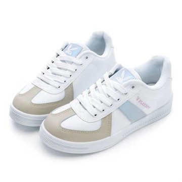 【PLAYBOY】復古主義兔兔德訓鞋-PY0608白藍