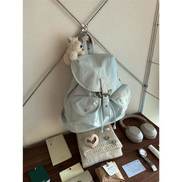 IAC小狗綠自制背包 高級質感通勤休閑旅行學生大容量尼龍包雙肩包