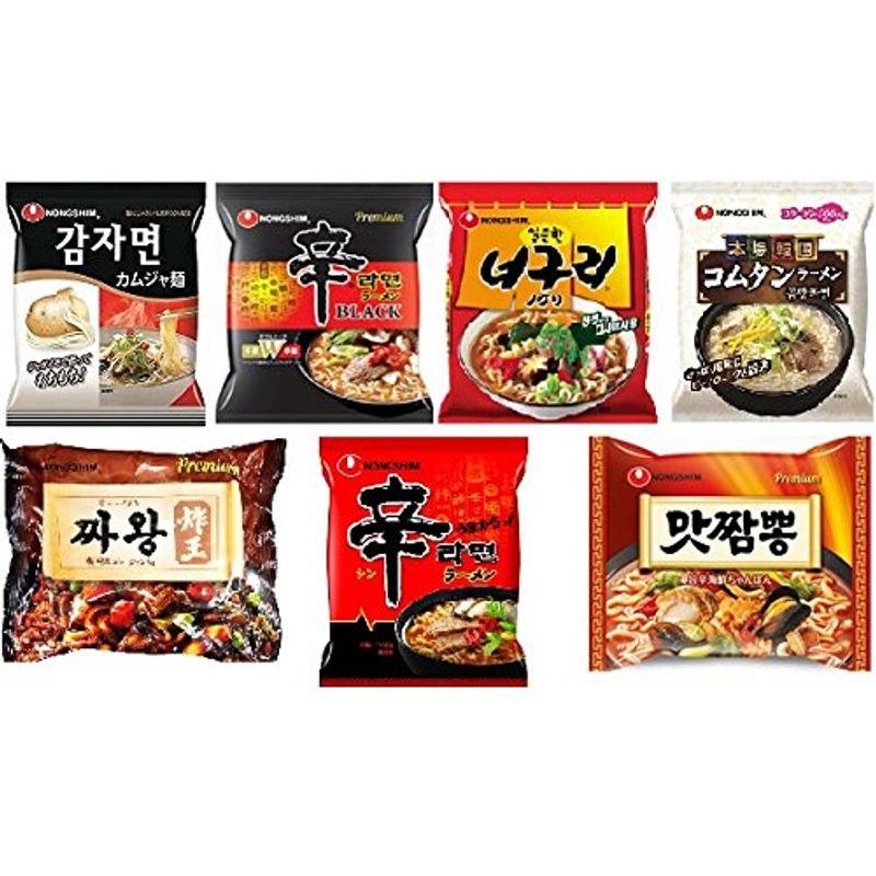 韓国ラーメン厳選バラエティ7食セット