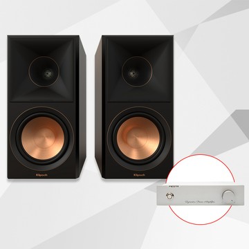 FIESTA DYNASTAR 擴大機(100W)+【美國Klipsch】RP-600M II書架型喇叭(黑檀)