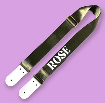 個性化定制深綠色吉他背帶