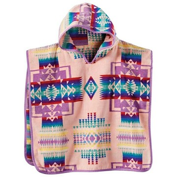 ├登山樂┤美國 PENDLETON 兒童連帽浴巾-約瑟夫酋長系列(甜粉紅) # XB-243-51163