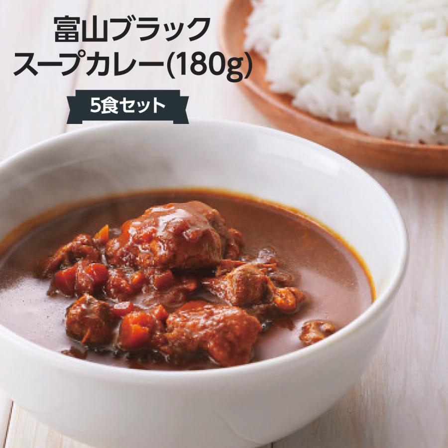 富山ブラックスープカレー(180g) 5食セット