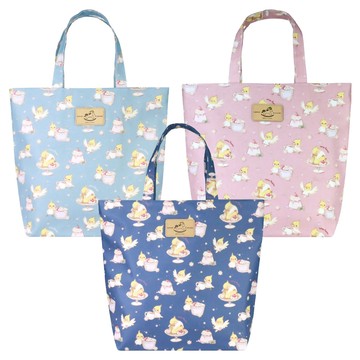 【uma hana】布丁鸚鵡全封口設計A4文件防水的中水桶包(A4文件袋/手提袋/補習袋/防水袋)