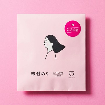 norimomo 百福海苔 味付烤海苔(梅子味) 8切 12枚 /包 4571586110538