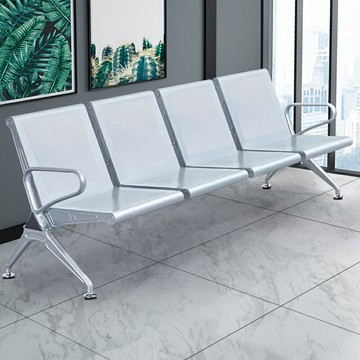 排椅三人位不銹鋼連排候診椅輸液椅等候椅加固加厚公共座椅機場椅 雙11全館免運