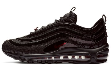 WMNS NIKE AIR MAX 97 BLACK SEQUIN BLACK/RED